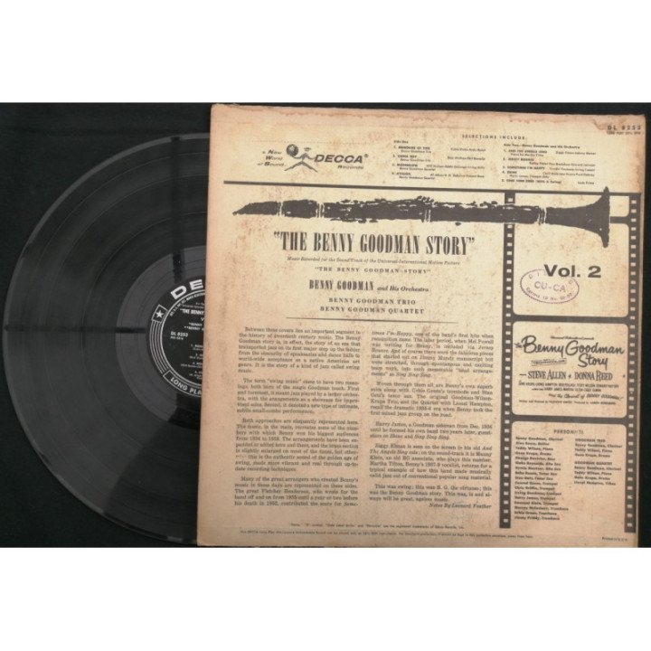 The Benny Goodman Story - Vol. 2 - USA reverso