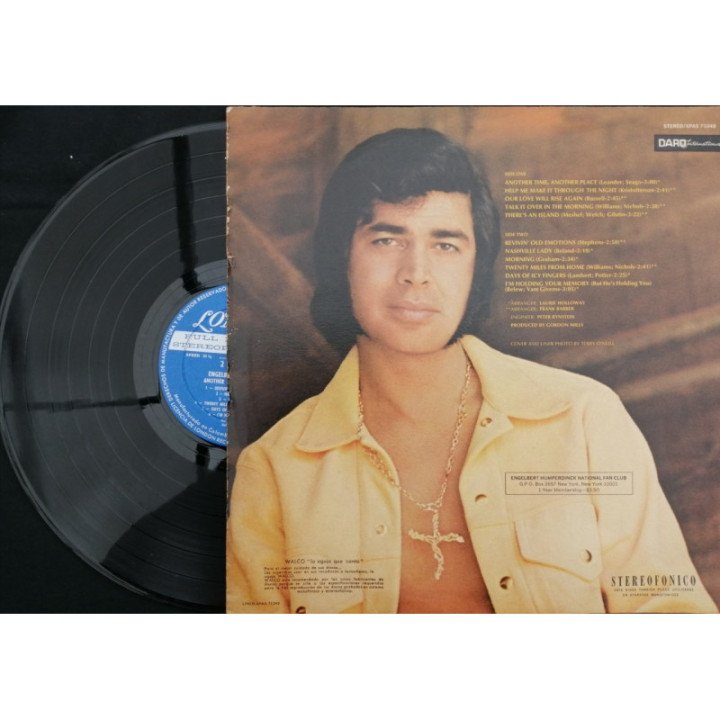 Engelbert Humperdink - Another Time Another Place - Colombia reverso