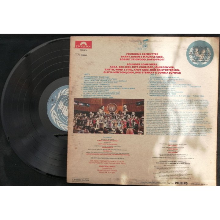 The Music For Unicef Concert A Gift Of Song - Colombia reverso