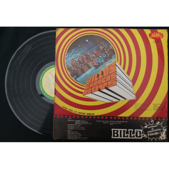 Billos Caracas Boys - 100 años de sonido grabado - Colombia reverso