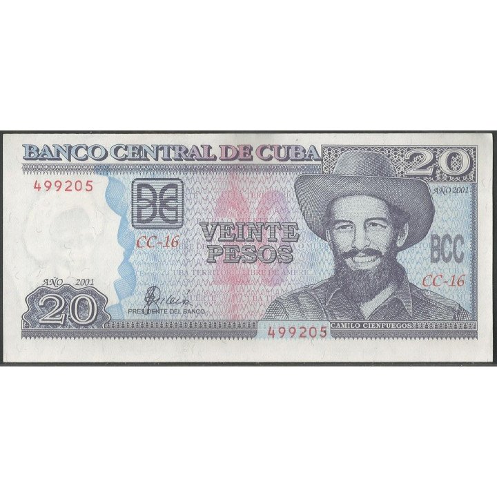 Cuba 20 Pesos 2001 P118c