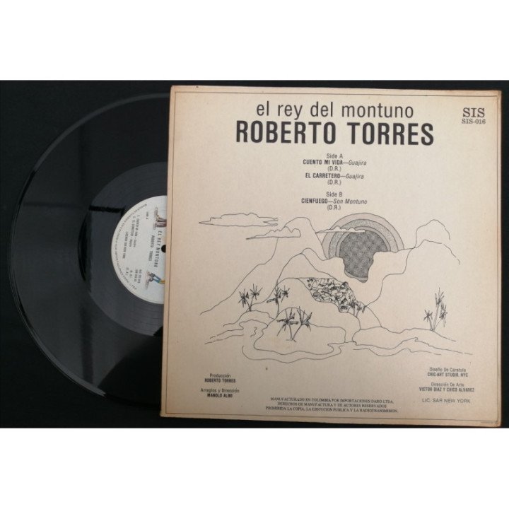 Roberto Torres El Rey Montuo - Colombia reverso