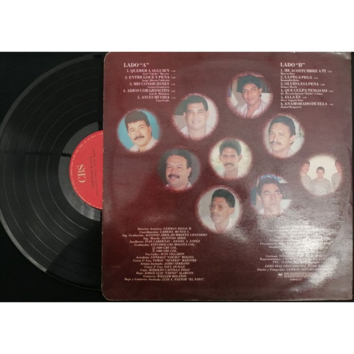 Ivan Villazon & "Cocha" Molina Enamorado De Ella - Colombia reverso