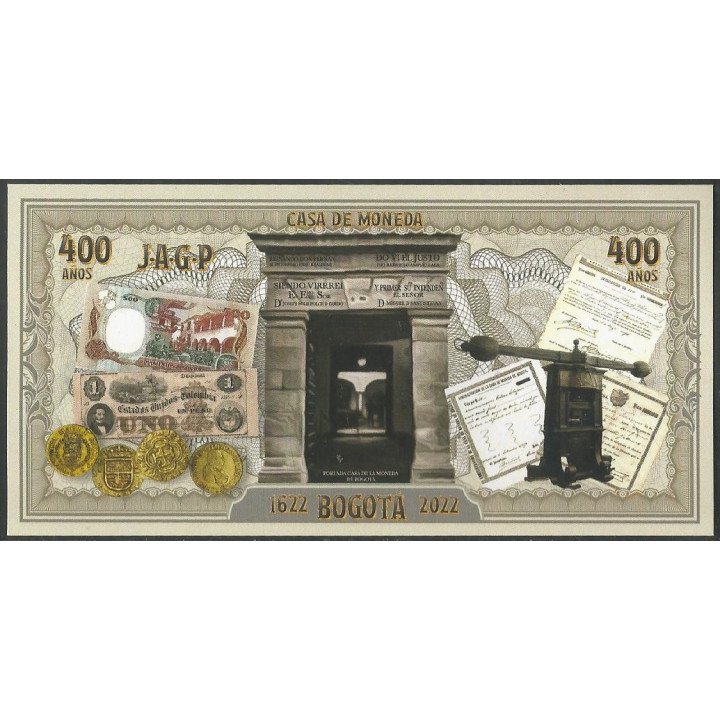 Boletin Numismatico Digital 20 Años 2022 reverso