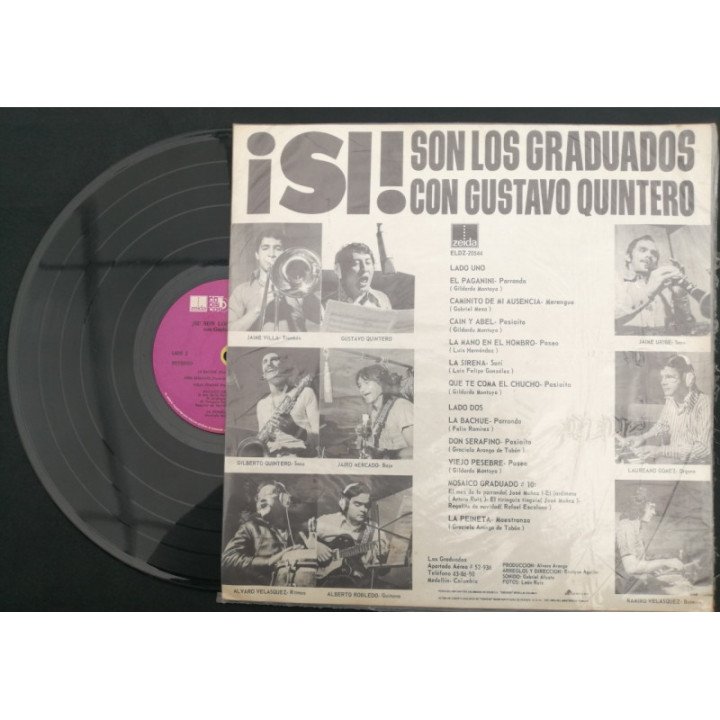 Los Graduados - ¡Si! - Colombia reverso