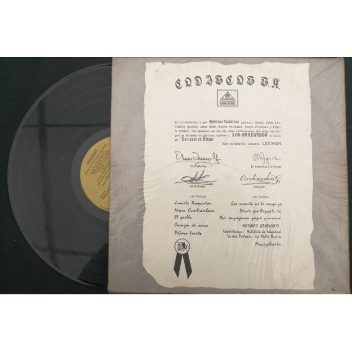 Los Graduados Juanito Pregunton - Colombia reverso