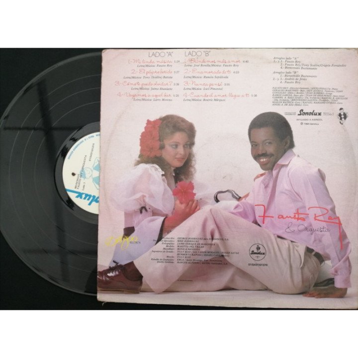 Fausto Rey & Orquesta - Merengue! - Colombia reverso