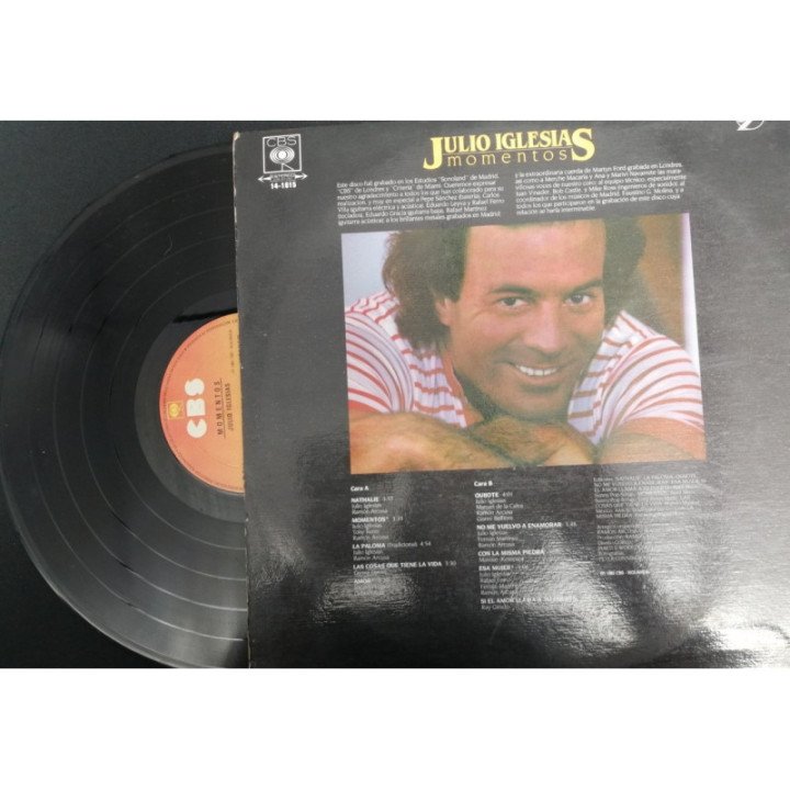 Julio Iglesias Momentos - Colombia reverso