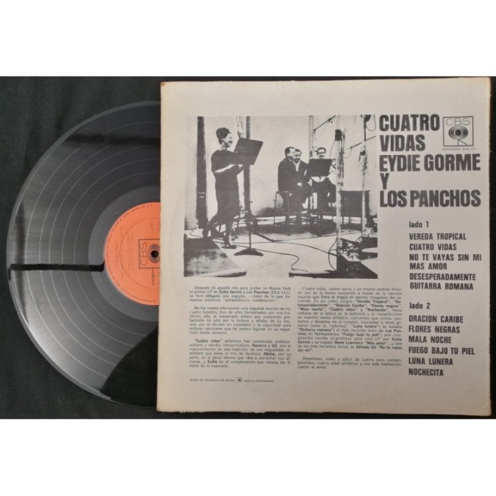 Eydie Gorme Y Los Panchos Cuantro Vidas - Colombia reverso