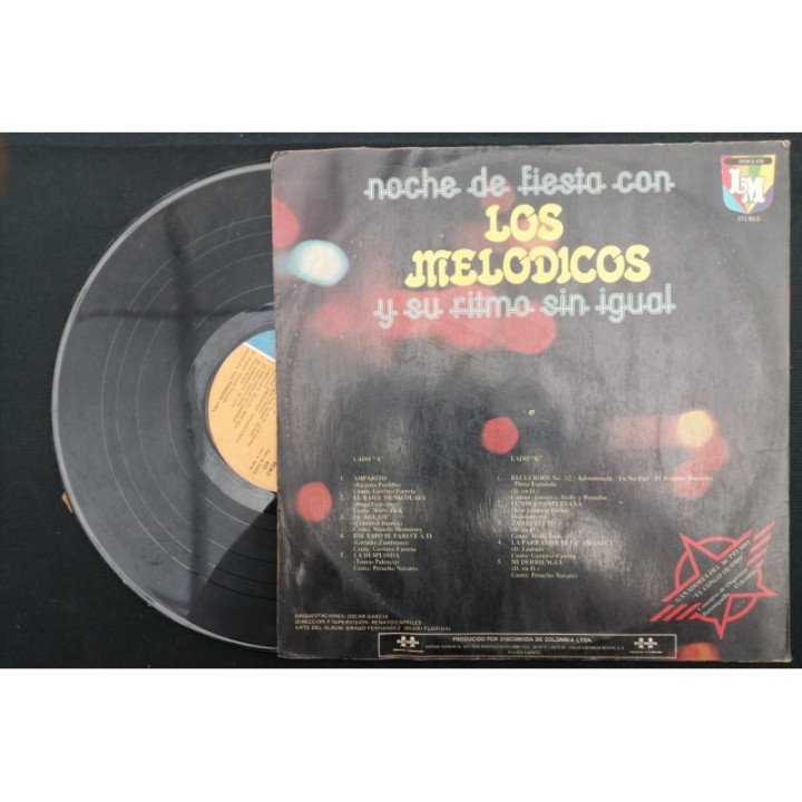 Los Melodicos Noche De Fiesta - Colombia reverso