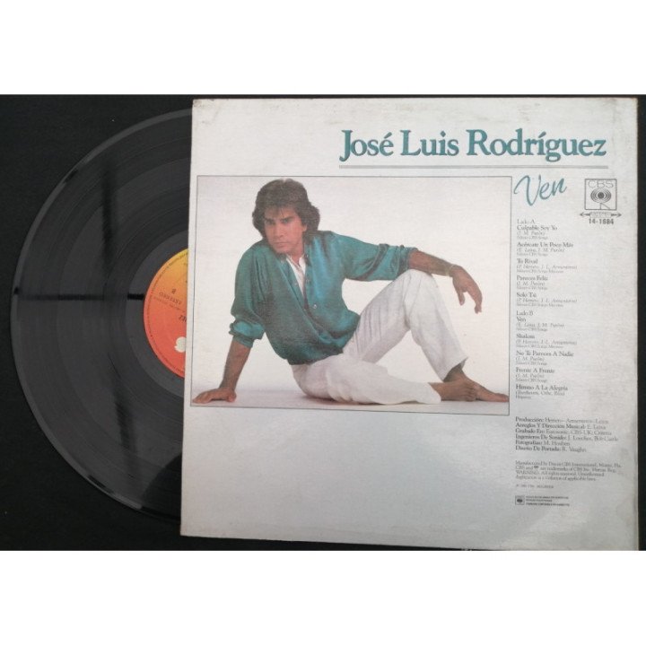 Jose Luis Rodriguez Ven - Colombia reverso