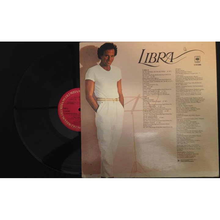 Julio Iglesias Libra - Colombia reverso