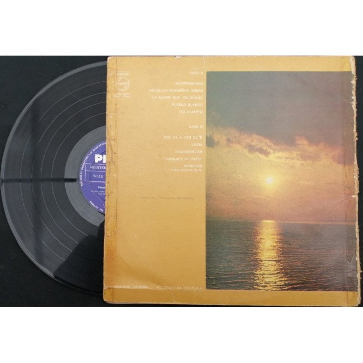 Joan Manuel Serrat Mediterraneo - Colombia reverso