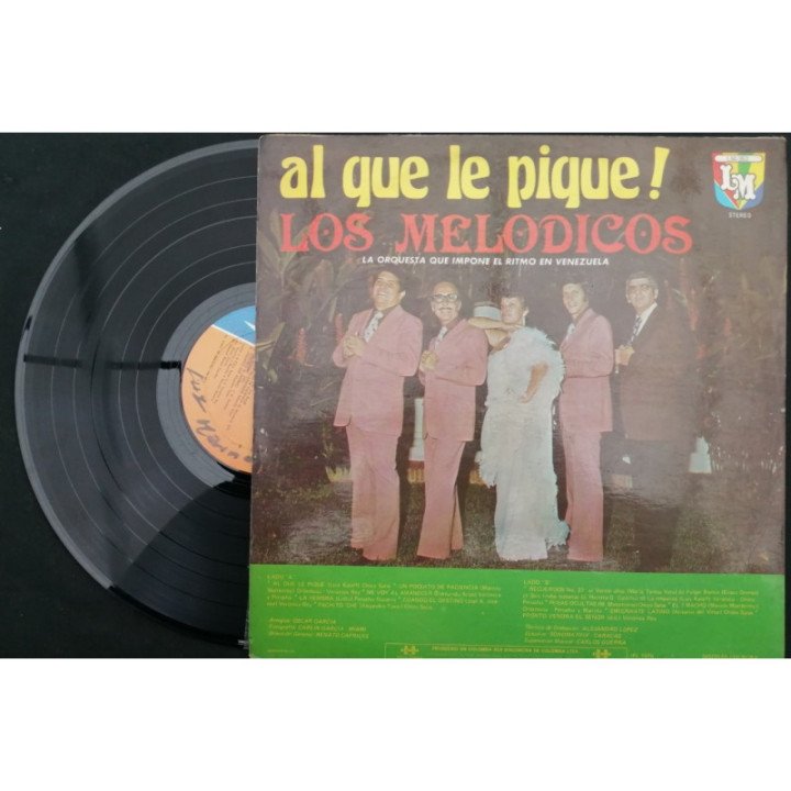 Los Melodicos Al Que Pique - Colombia reverso