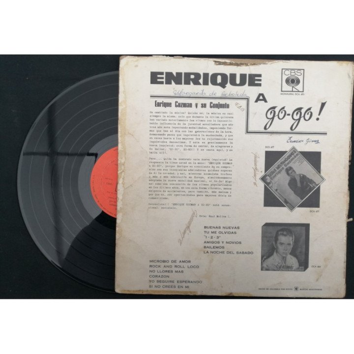 Enrique A Go Go - Colombia reverso
