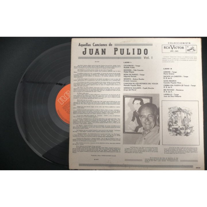 Juan Pulido Aquellas Canciones - Colombia reverso