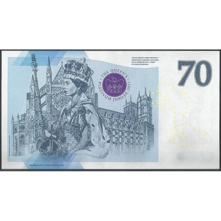 Britannia 70 Pounds ND2022 V2 Fantasia reverso