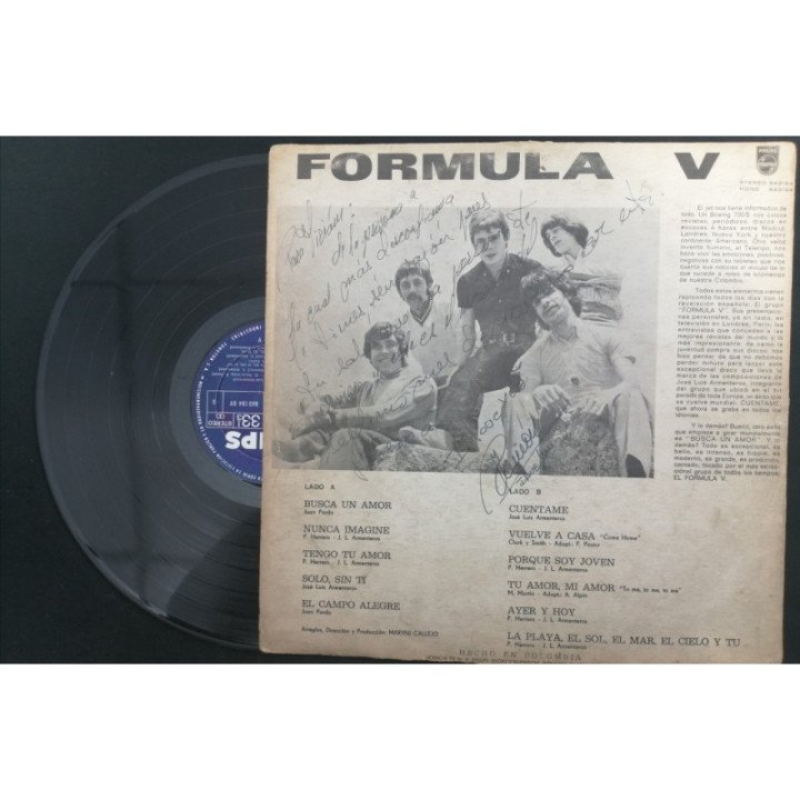 Formula V Busca Un Amor - Colombia reverso