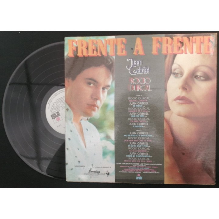 Juan Gabriel & Rocio Durcal Frente A Frente - Colombia reverso