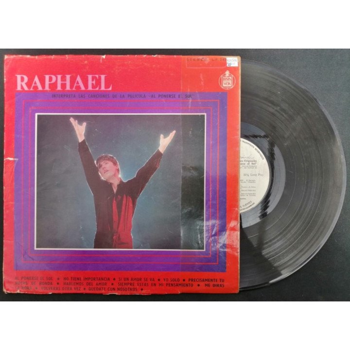 Raphael Canciones De La Pelicula '' Al Ponerse El Sol'' - Colombia