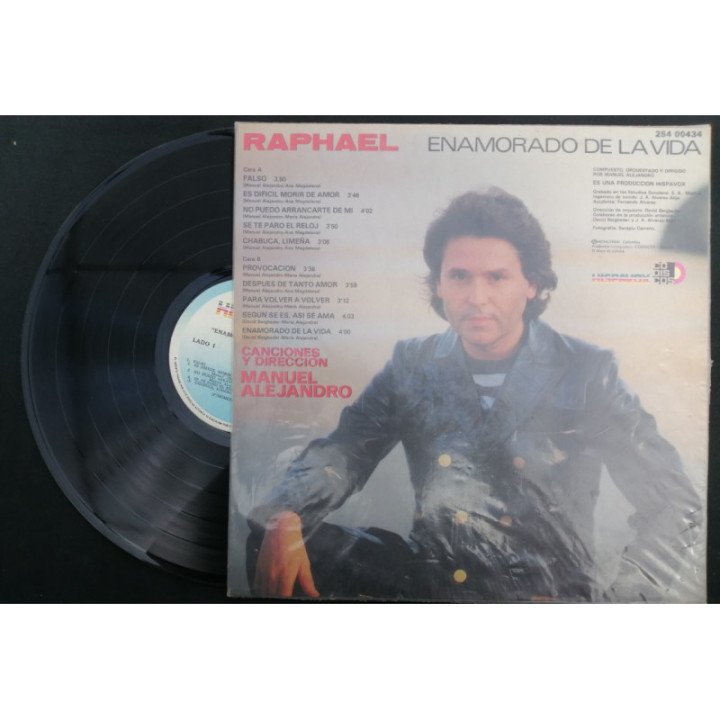 Raphael Enamorado De La Vida - Colombia reverso