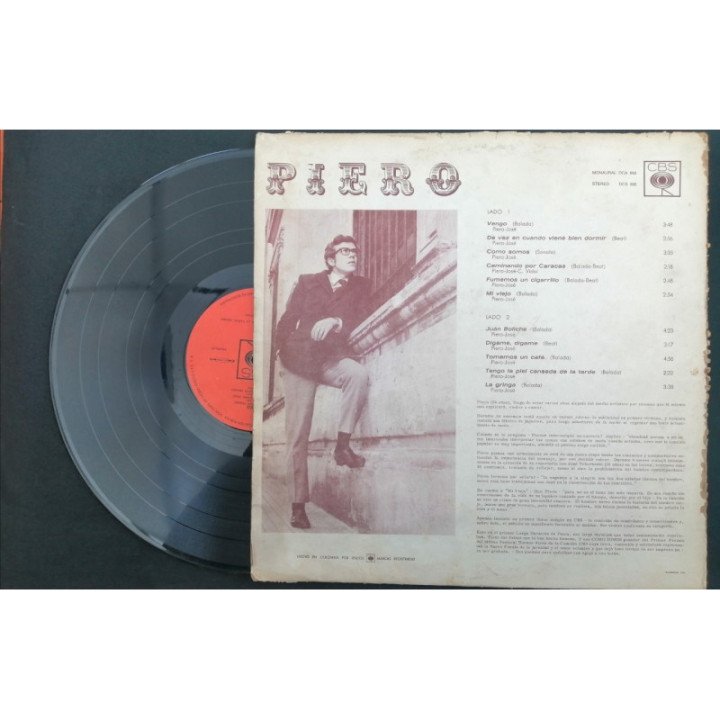 Piero Piero - Colombia reverso