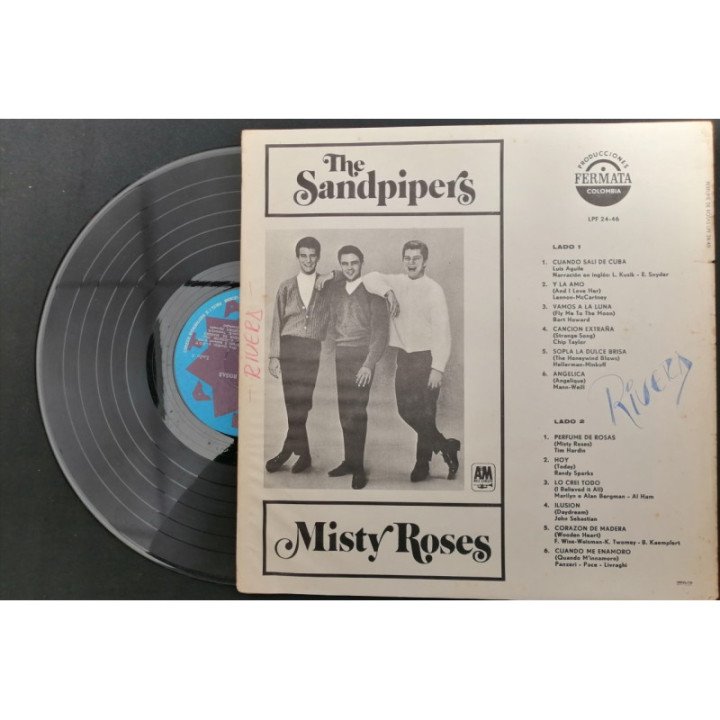 The Sandpipers Misty Roses - Colombia reverso