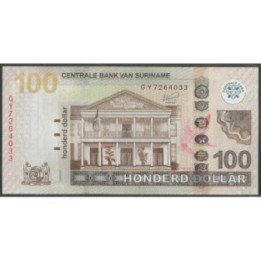 Suriname 100 Dollars 1 Jun 2020 P166d