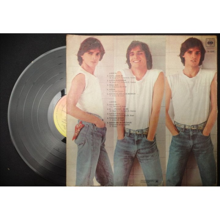Miguel Bose Chicas ! - Colombia reverso