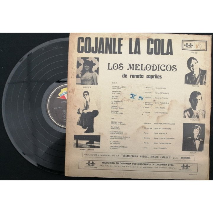 Los Melodicos Cojanle La Cola - Colombia reverso