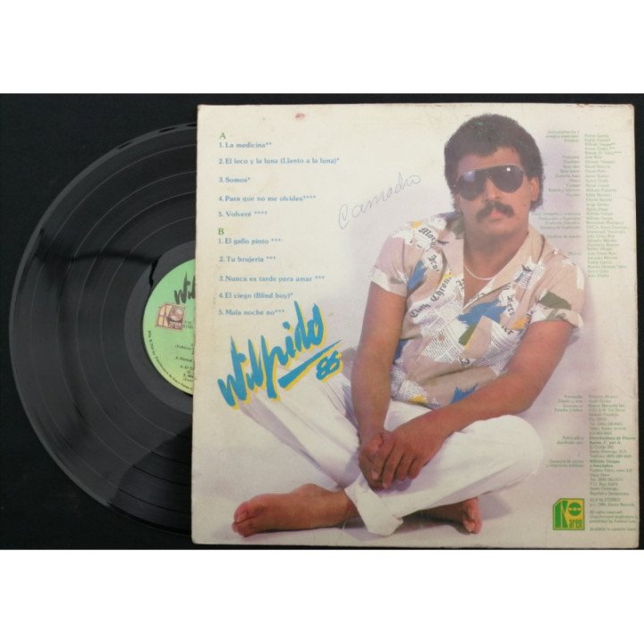Wilfrido Vargas 86 La Medicina - Colombia reverso