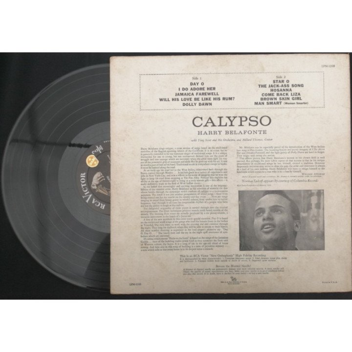 Harry Belafonte Calypso - Colombia reverso