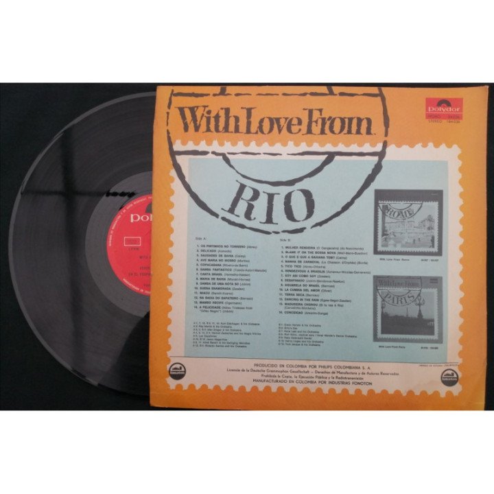 With Love From Rio An Exitin Medley Of 28 Evergreens - Colombia reverso