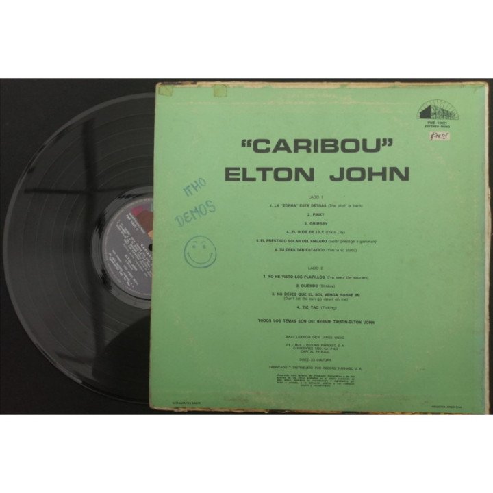 Elton John Caribou - Argentina reverso