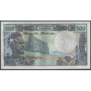 Nuevas Hebridas, 500 Francs ND1979 P19c