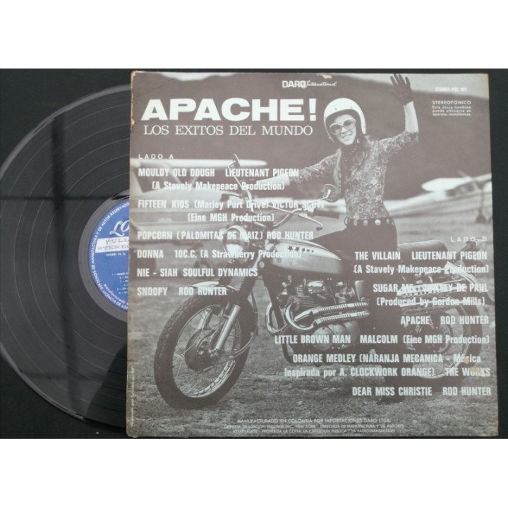 Apache! Los Exitos Del Mundo - Colombia reverso