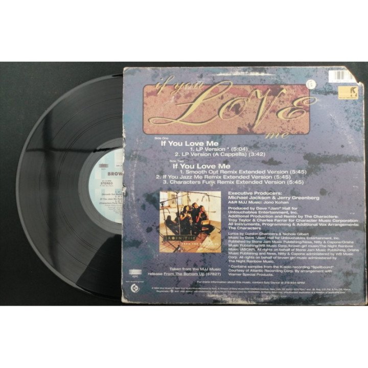 Brownstone If You Love Remixes - Colombia reverso