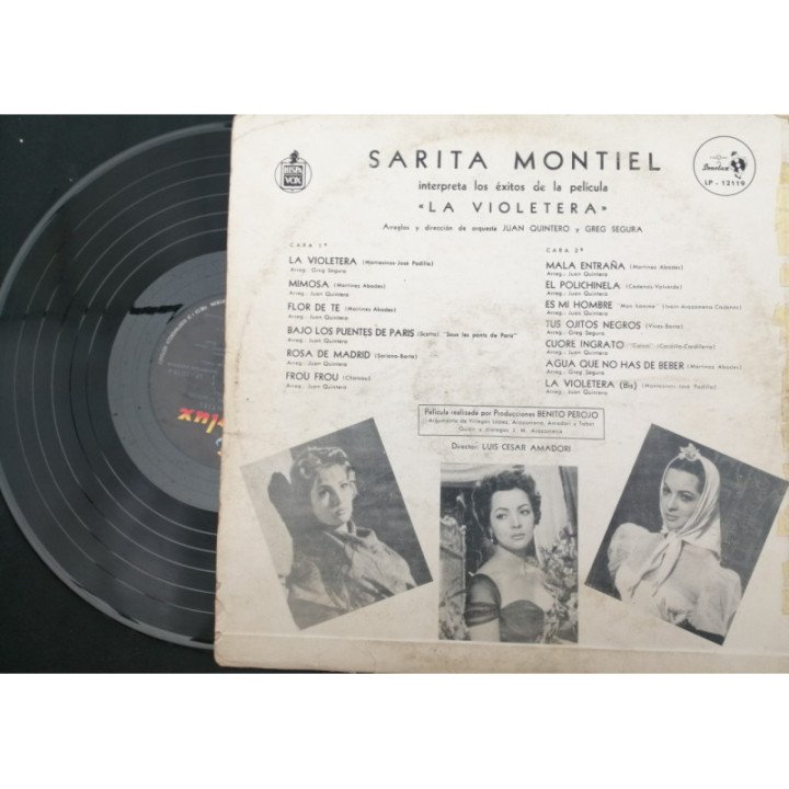 Sara Montiel Interpreta Las Canciones De La Pelicula - Colombia reverso