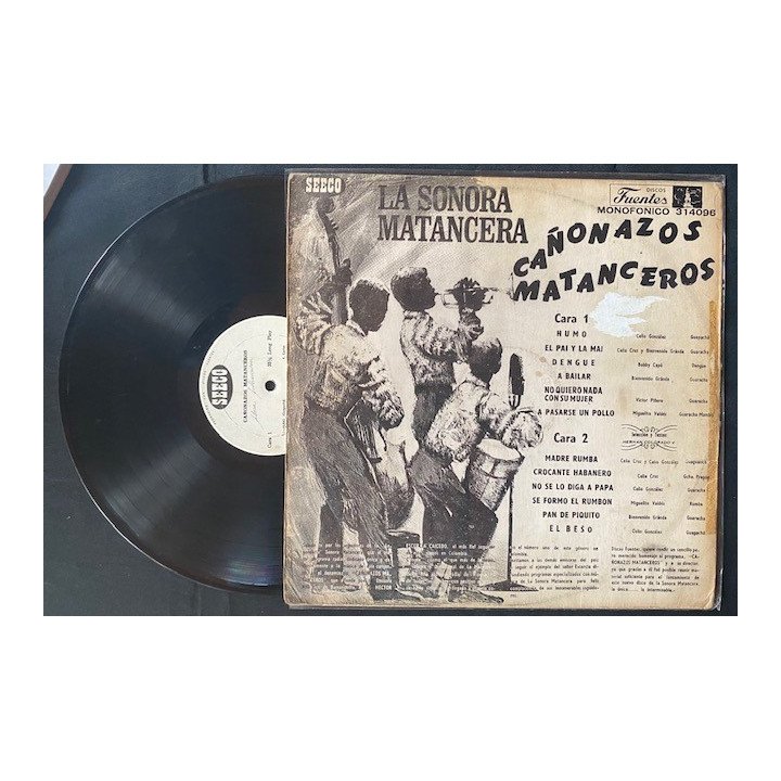 La Sonora Matancera Cañonazos matanceros Colombia reverso