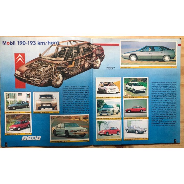 Mobil Automoviles y Motocicletas - Carvajal-Panini reverso