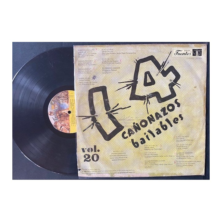 14 Cañonazos Bailables Vol.20 - Colombia 1980 reverso