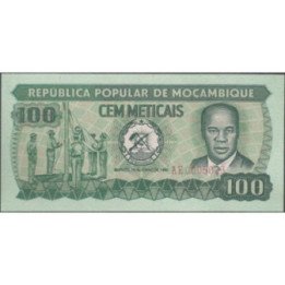 Mozambique 100 Meticais 16 Jun 1983 P130a