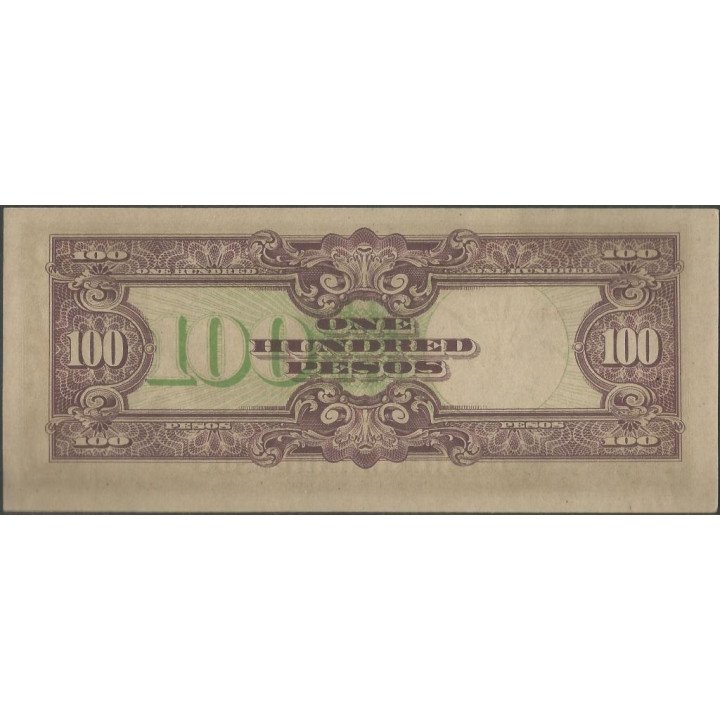 Filipinas 100 Pesos ND1944 P112a reverso