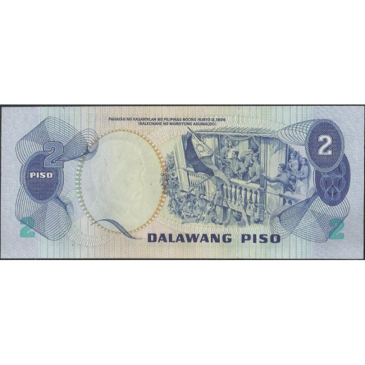 Filipinas 2 Piso ND1978 P159b reverso