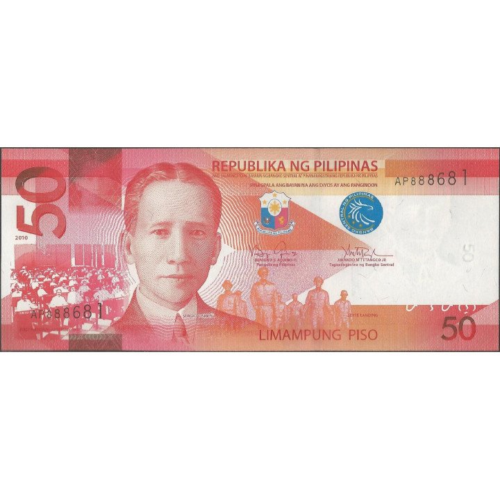 Filipinas 50 Piso 2010 P207a