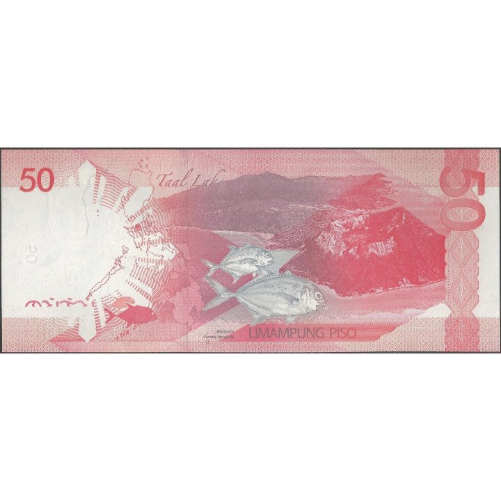 Filipinas 50 Piso 2010 P207a reverso