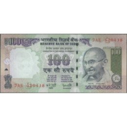 India 100 Rupias 2008 P98s
