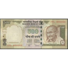 India 500 Rupias 2010 P99t