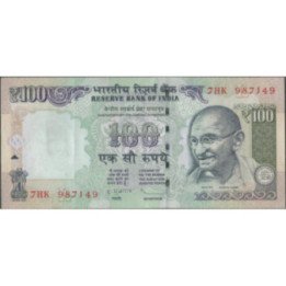 India 100 Rupias 2013 P105k
