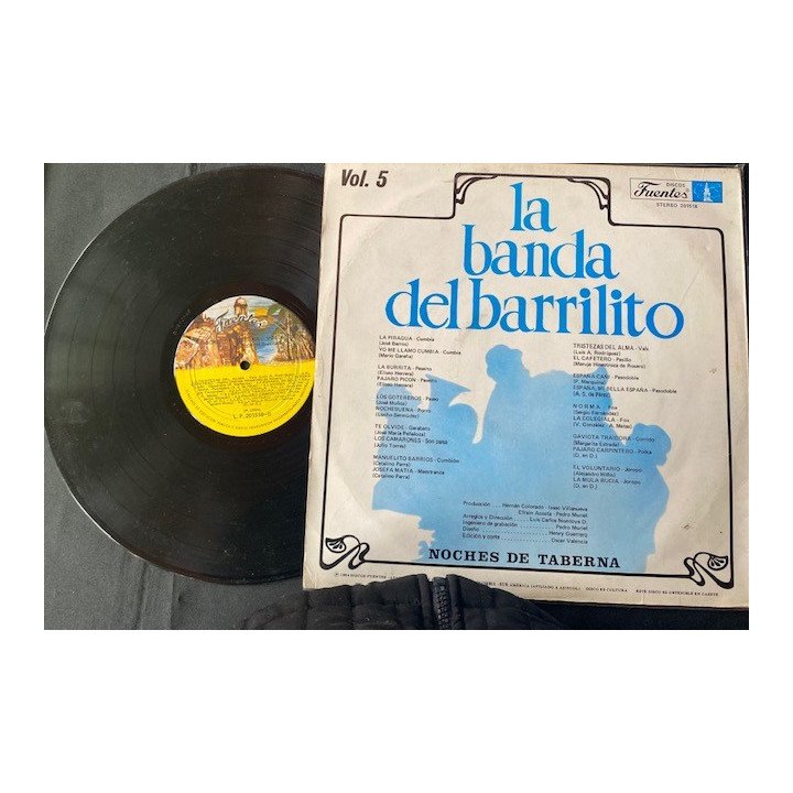 La Banda del Barrilito Vol.5 - Colombia 1984 reverso